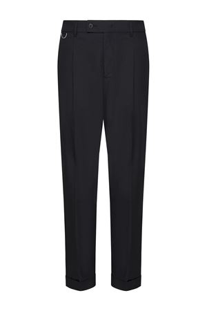 Black pleat-detail trousers LOW BRAND | L1PSS256900D001